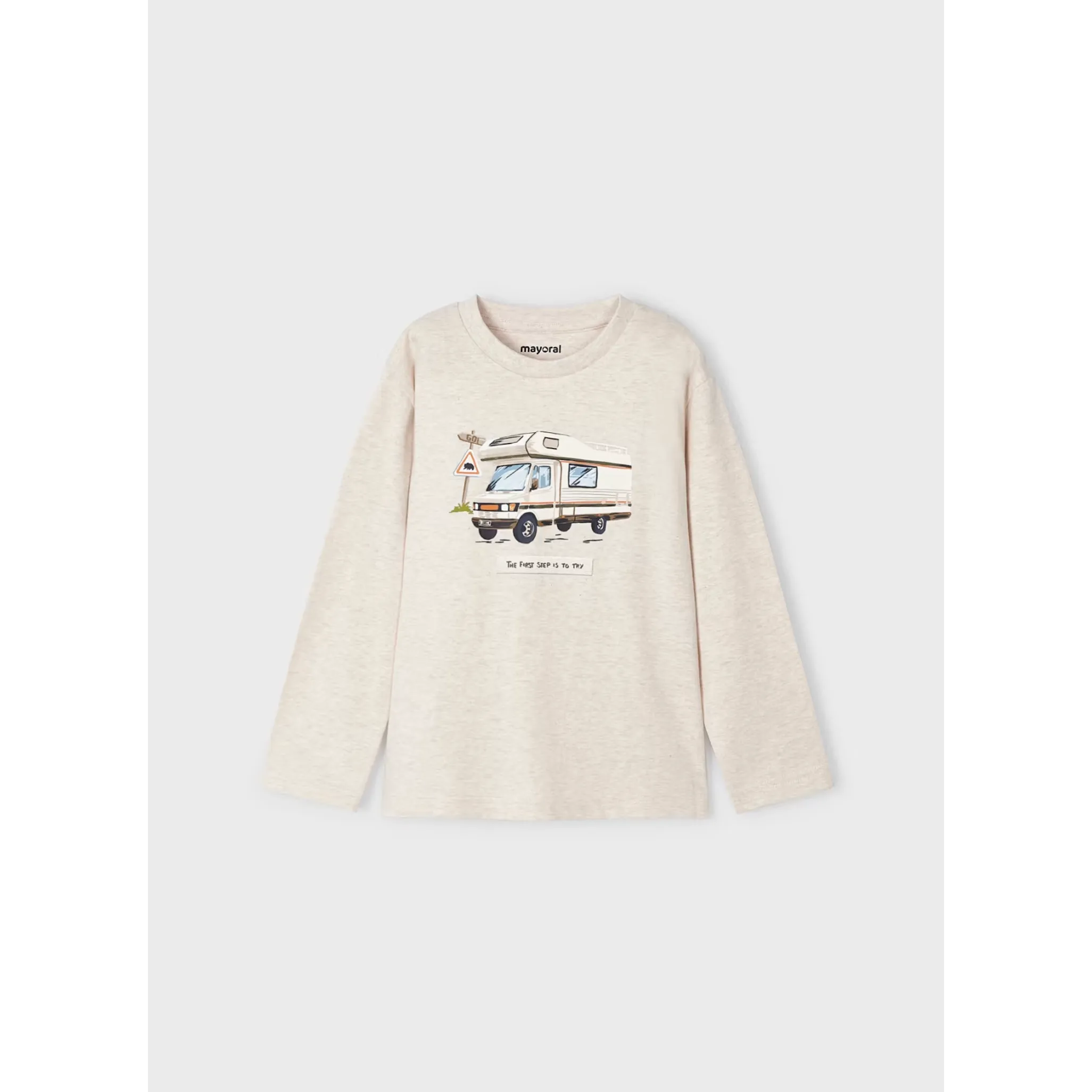 Mayoral Camper Printed Long Sleeve Tee