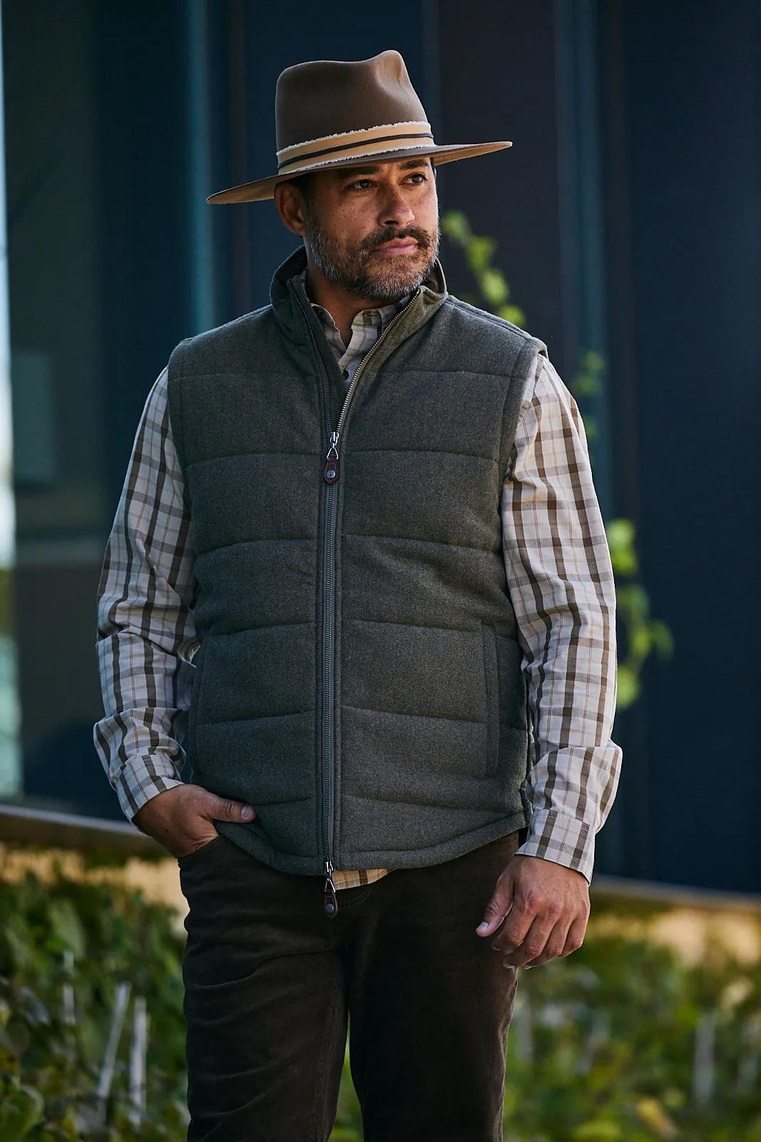 Men's Archer Herringbone Vest
