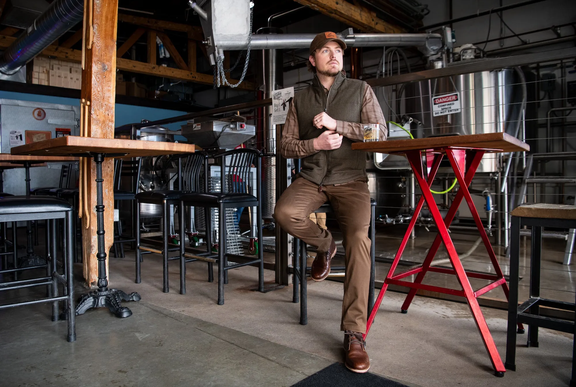 Men's Archer Herringbone Vest