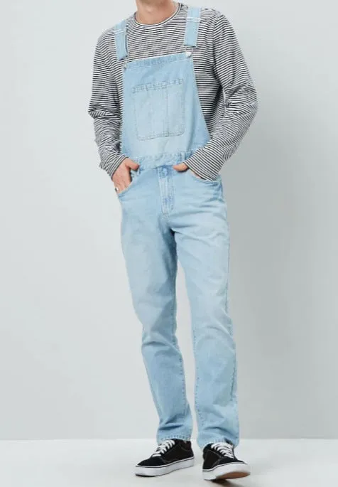 Men's Classic Blue Denim Overalls