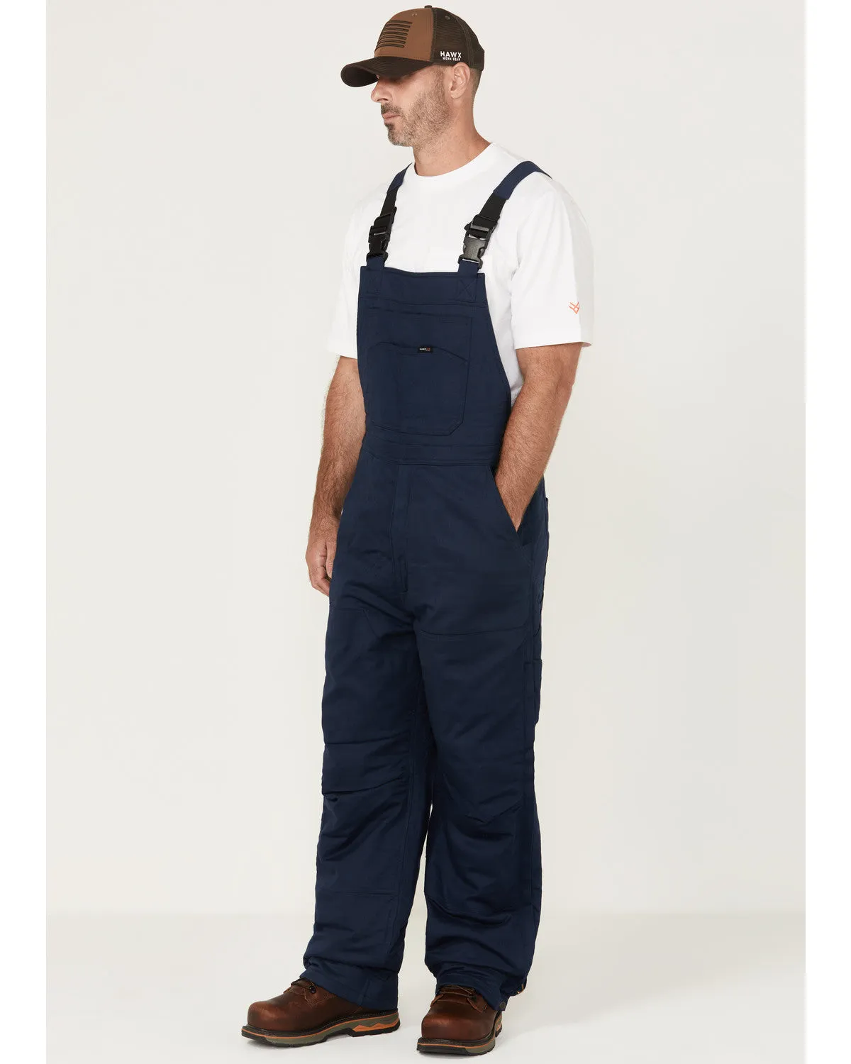 Men's FR Insulated Solid Bib Overalls - Short