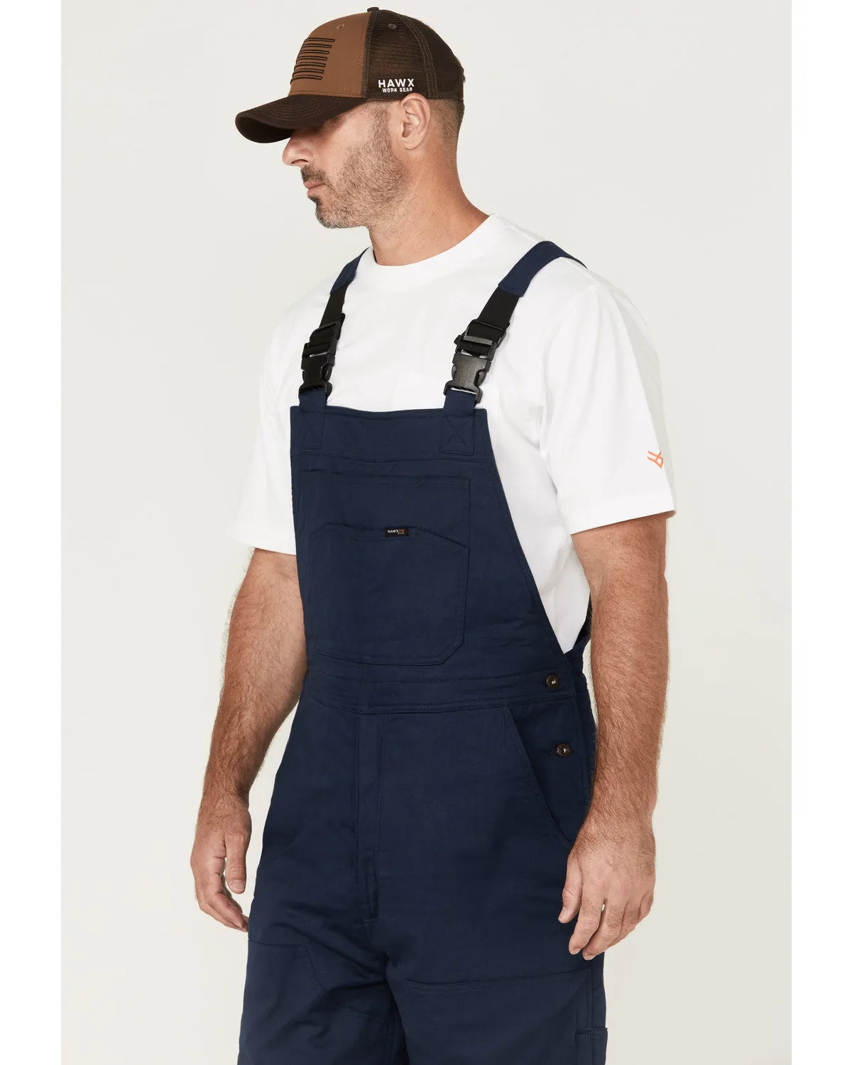 Men's FR Insulated Solid Bib Overalls - Short