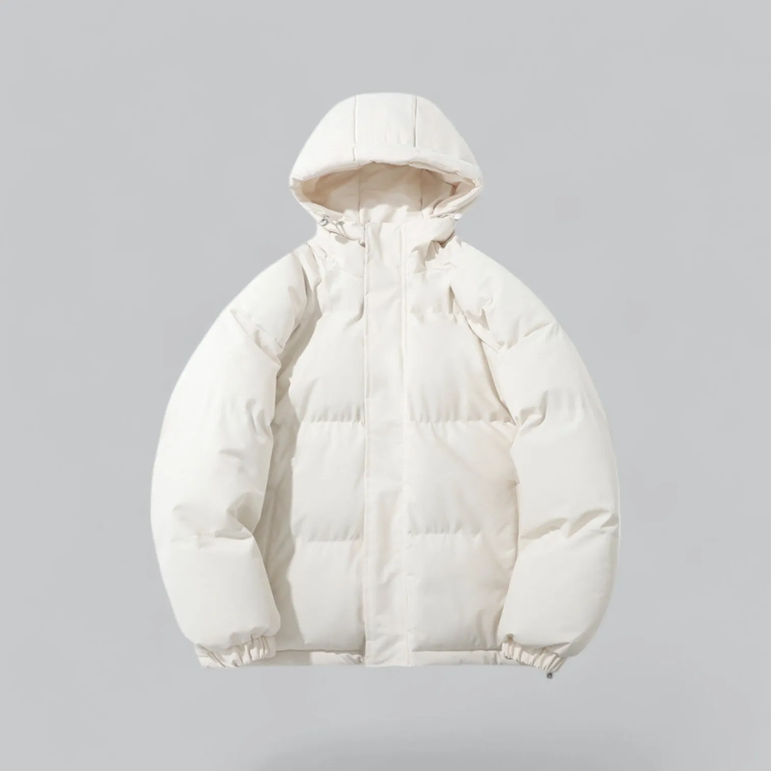 Men's Hooded Puffer Down Jacket | Waterproof Parka with Insulated Design for Cold Weather Protection