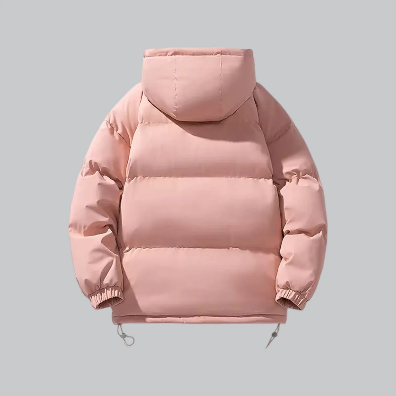 Men's Hooded Puffer Down Jacket | Waterproof Parka with Insulated Design for Cold Weather Protection