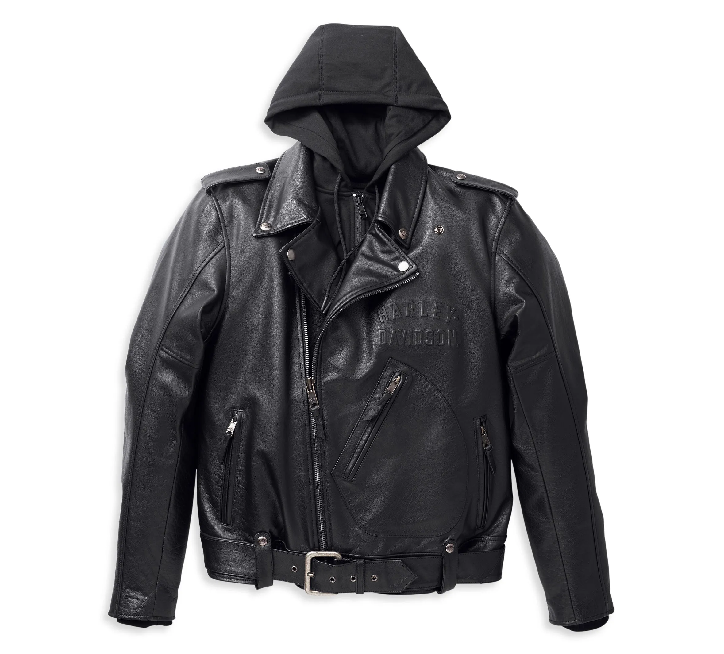 Men's Potomac 3-in-1 Leather Jacket - Black