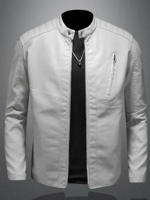 Men's Premium Calvin Leather Biker Jacket