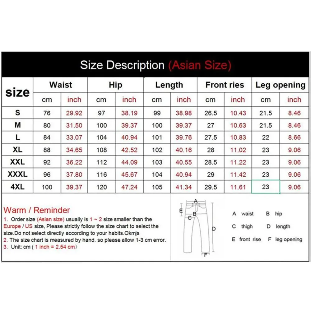 Men's Skinny Jeans Pants