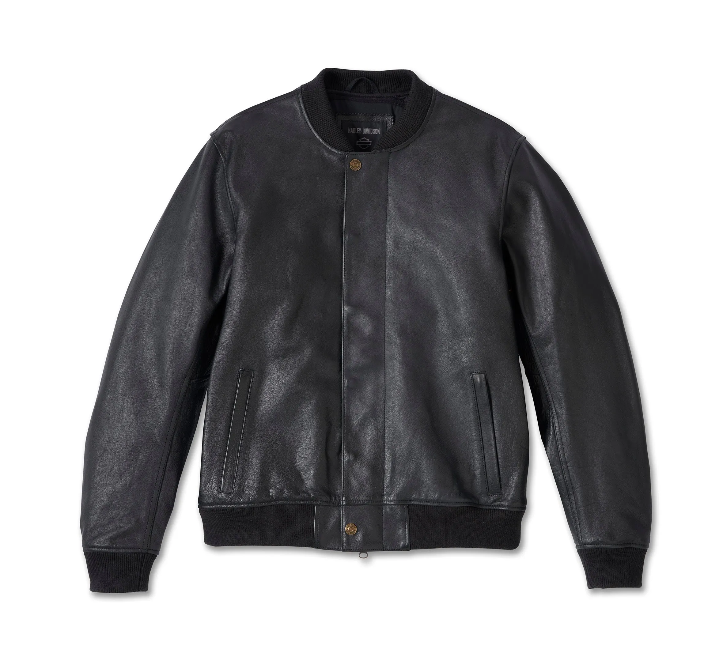 Men's The Citizen Bomber Leather Jacket - Black