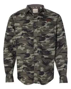 MEN'S WEATHERPROOF VINTAGE CAMO SHIRT W/BSS® SILHOUETTE