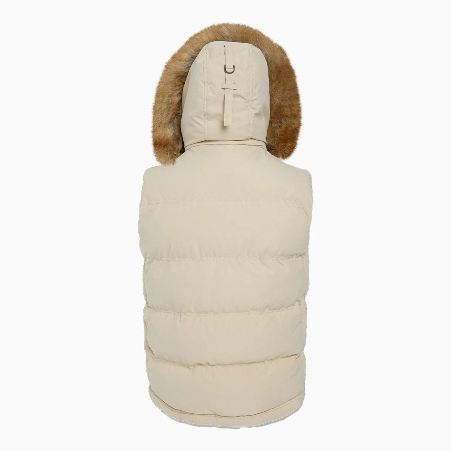 Men's Yukon Fur Lined Hooded Puffer Vest