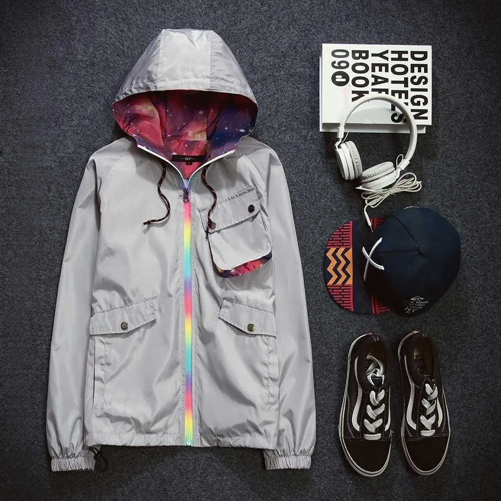 Men's Zip Up Windbreaker