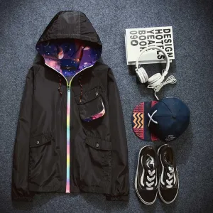 Men's Zip Up Windbreaker