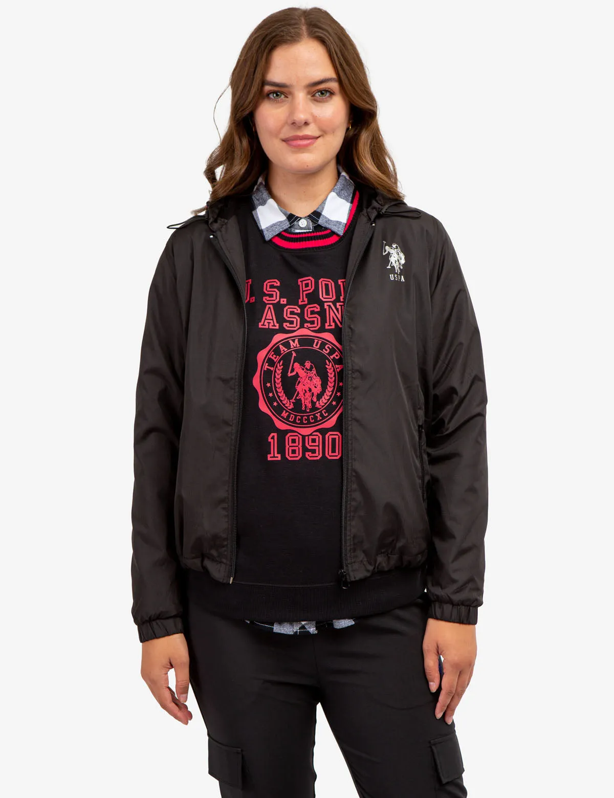 METALLIC LOGO WINDBREAKER