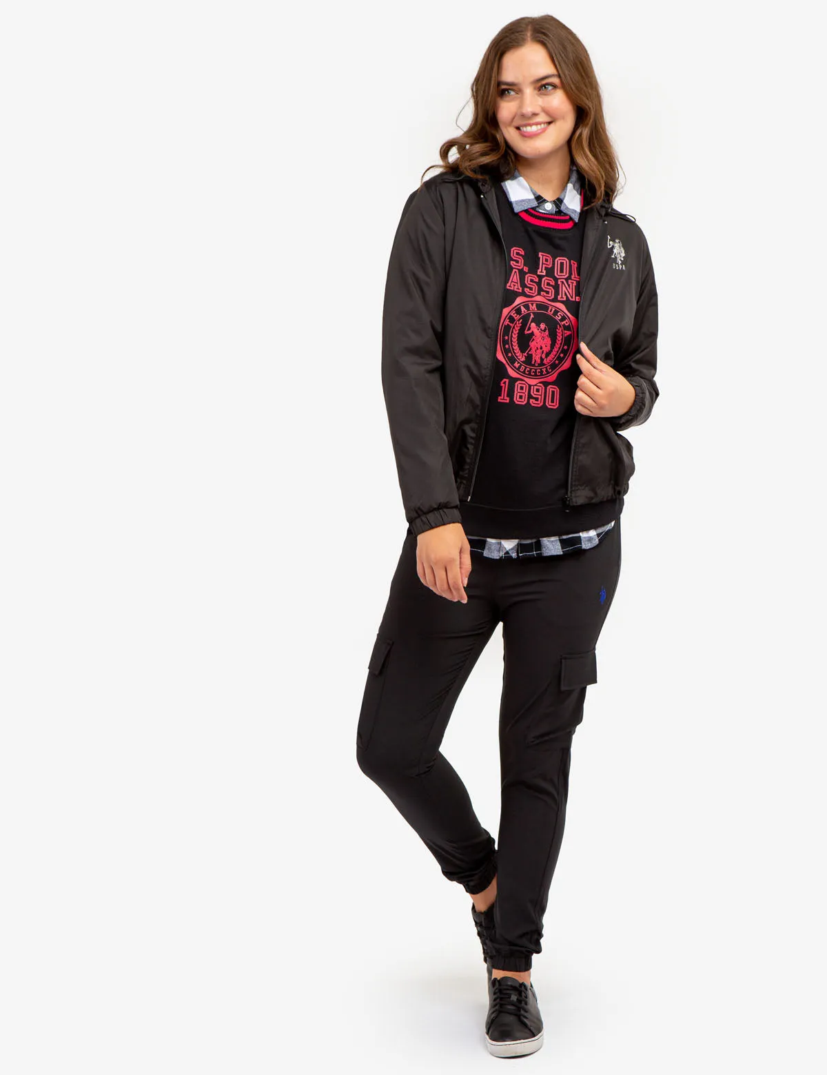 METALLIC LOGO WINDBREAKER