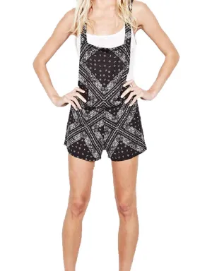 Michael Lauren Ridley Adjustable Shorts Overalls