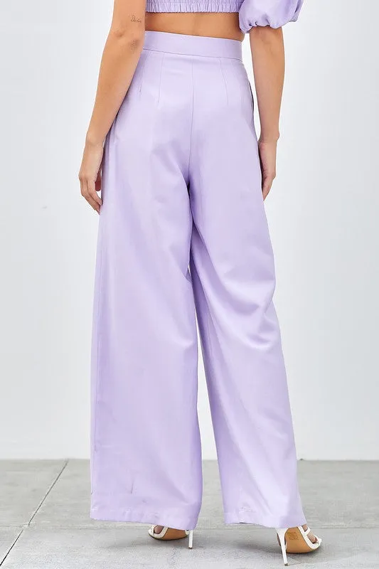 Milky Lilac Woven Pants