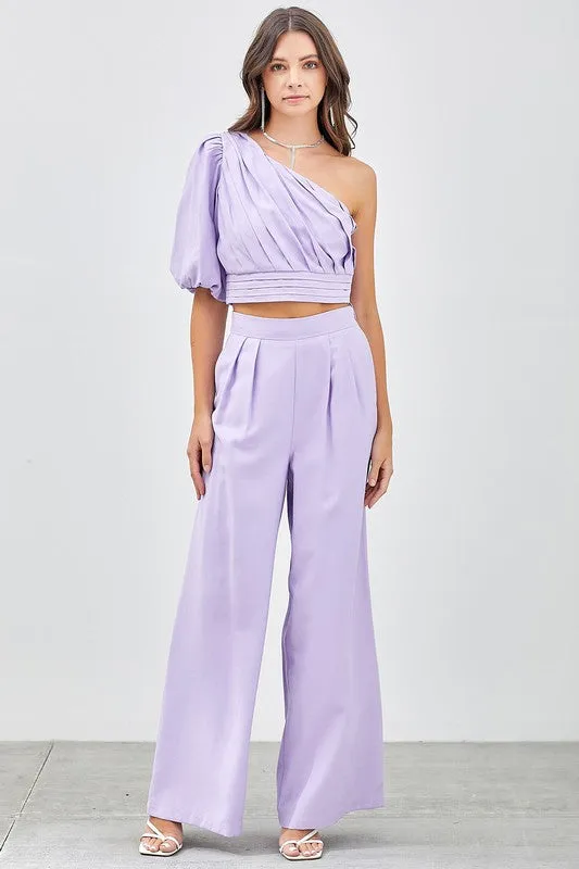 Milky Lilac Woven Pants