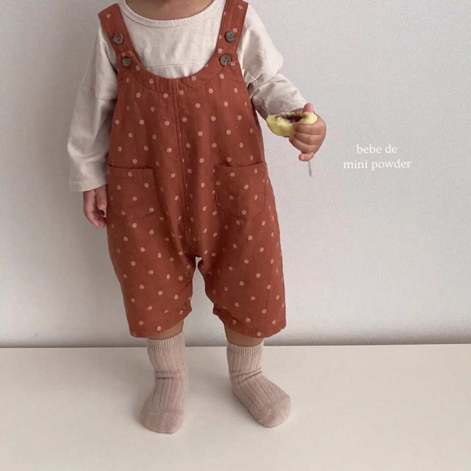 Mini Powder Dotty Overalls (2 colour options)