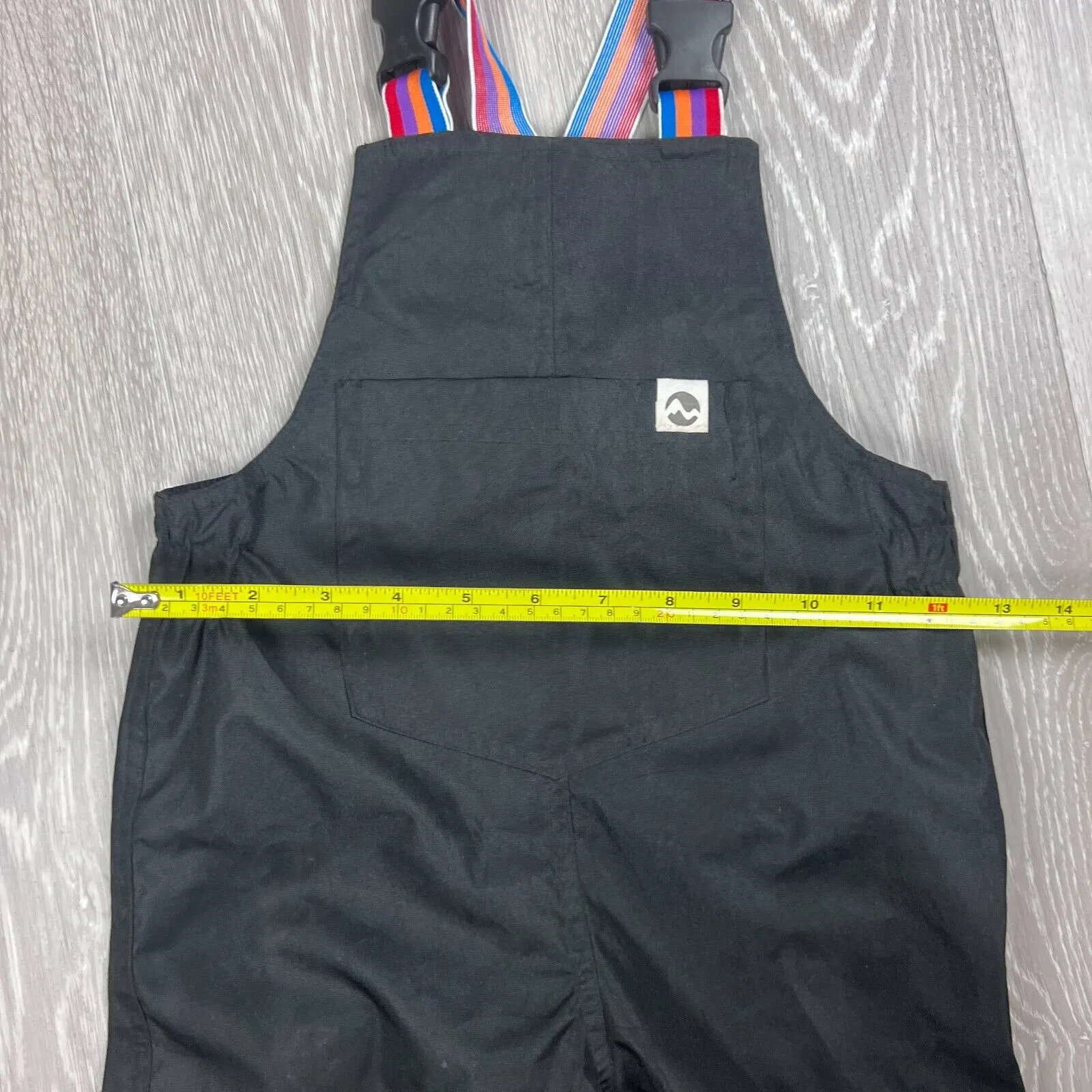 Minimuds Kids Black Waterpoof Overalls Size 4 Years
