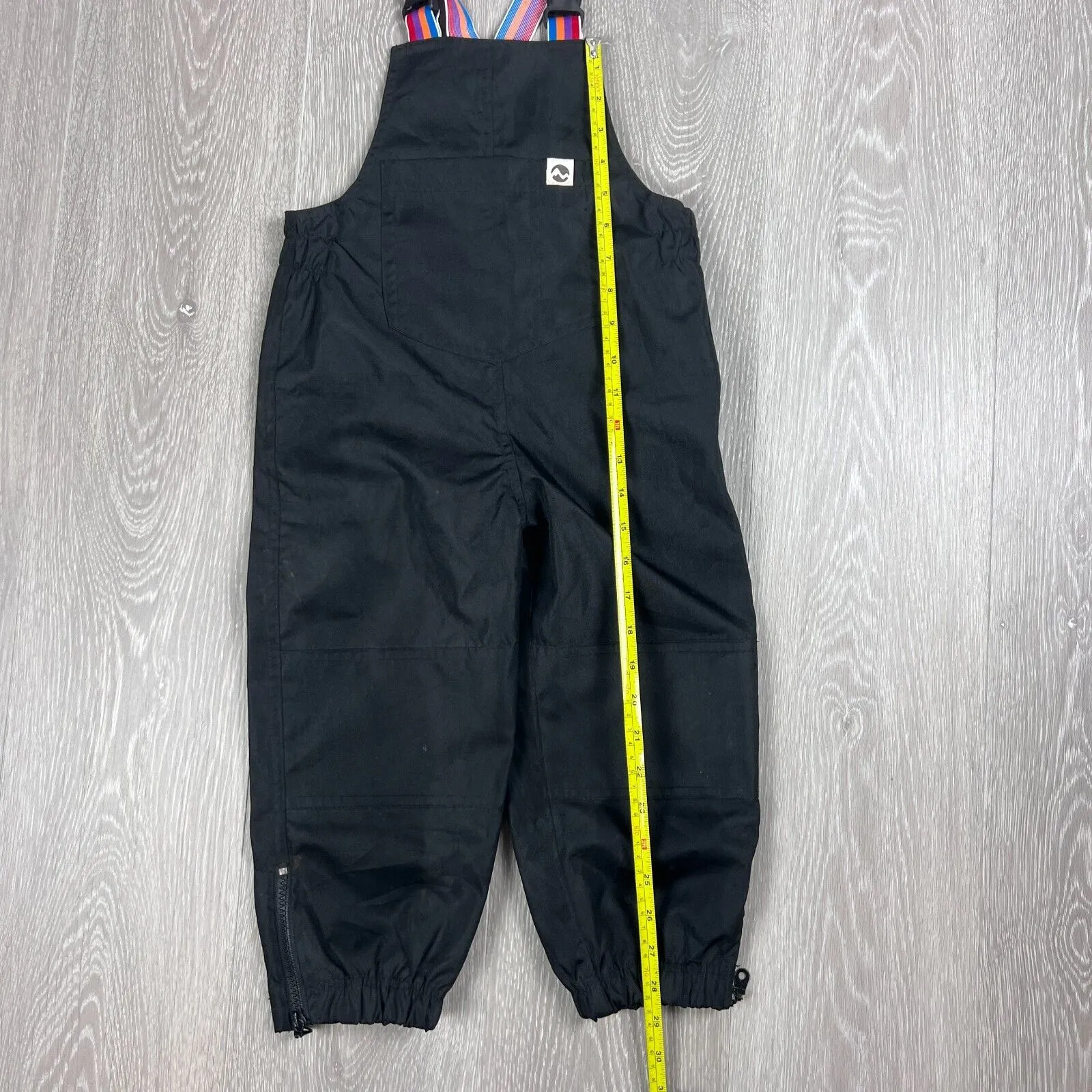 Minimuds Kids Black Waterpoof Overalls Size 4 Years