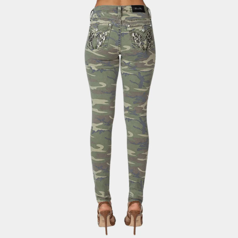 Miss Me Camo Skinny Jeans