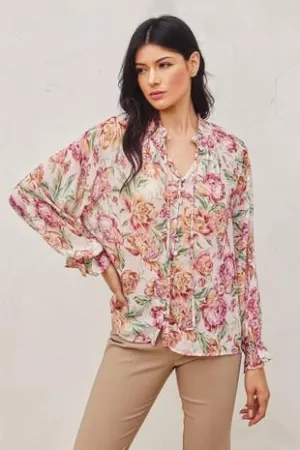 Miss Me Ruffled Collar Blouse