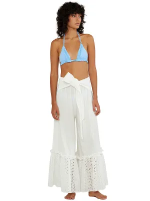 Mixed Tie Waist Pants ::RET
