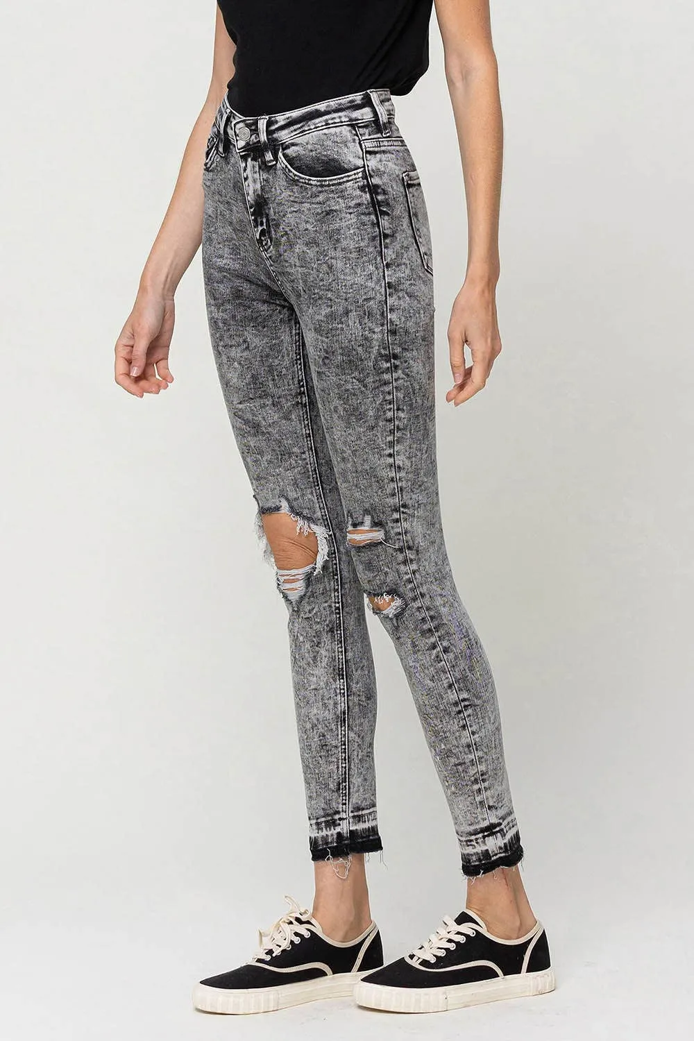 Morning Light High Rise Ankle Skinny Jeans
