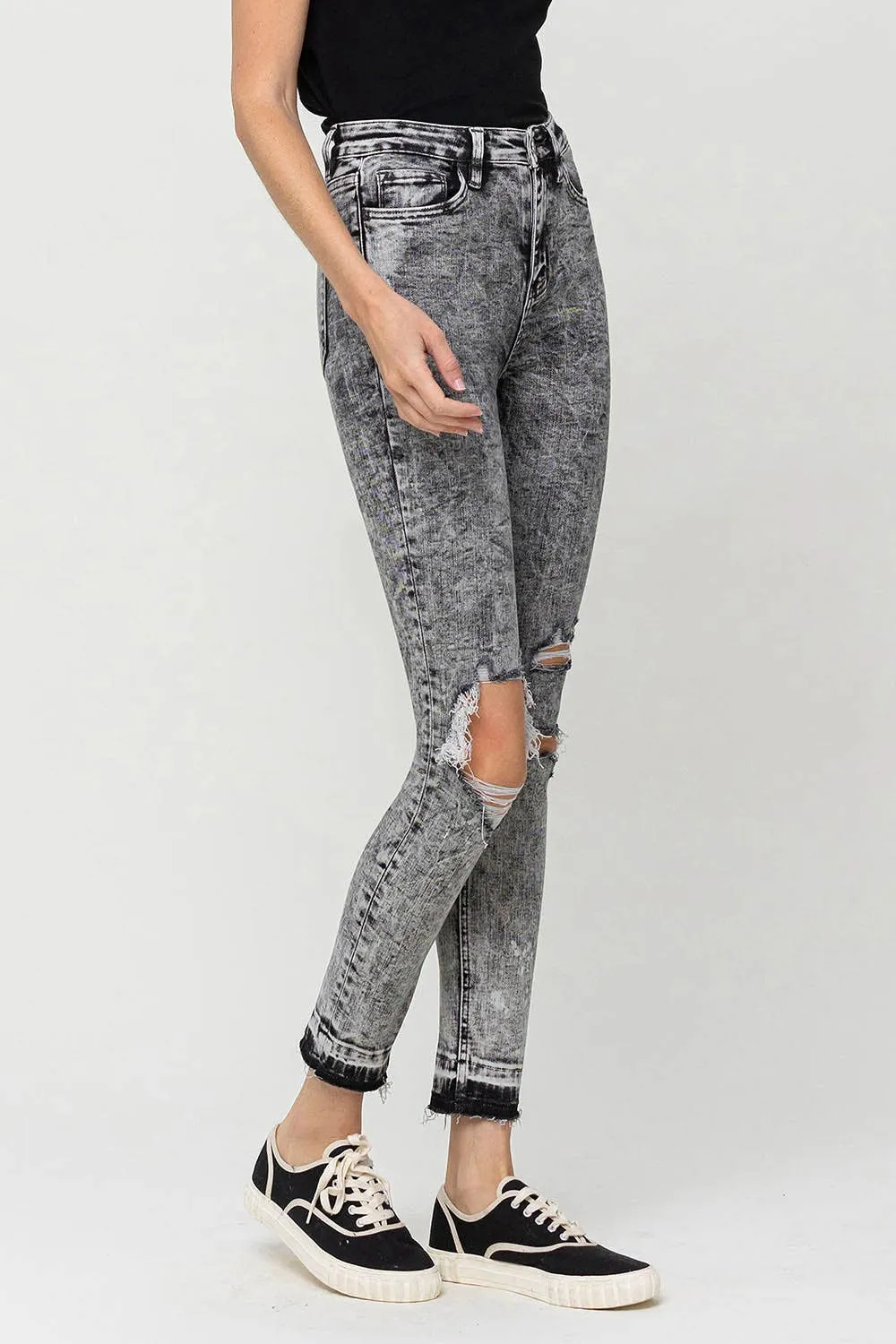 Morning Light High Rise Ankle Skinny Jeans