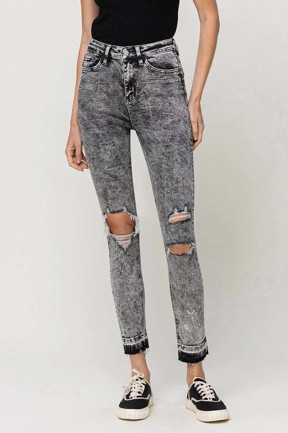 Morning Light High Rise Ankle Skinny Jeans