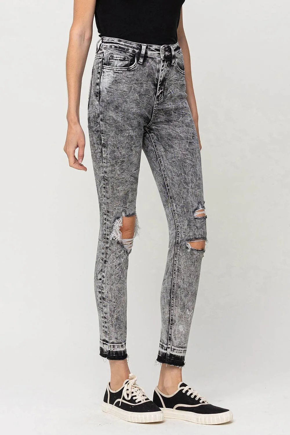 Morning Light High Rise Ankle Skinny Jeans