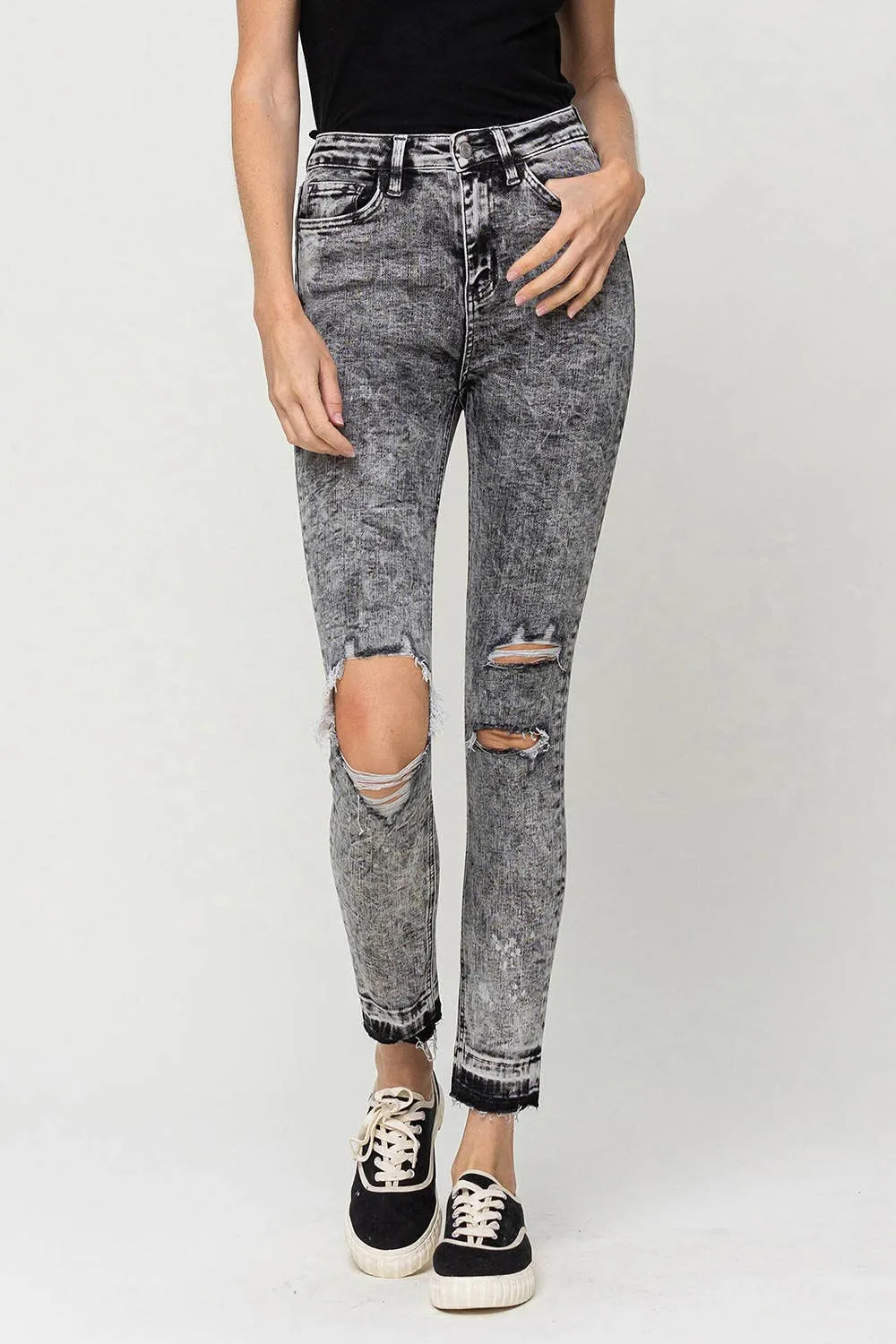 Morning Light High Rise Ankle Skinny Jeans
