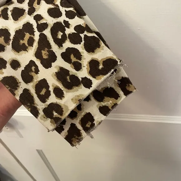 MOTHER High-Waist Looker Ankle Fray Leopard Skinny Jeans in Touch of Tiger 24