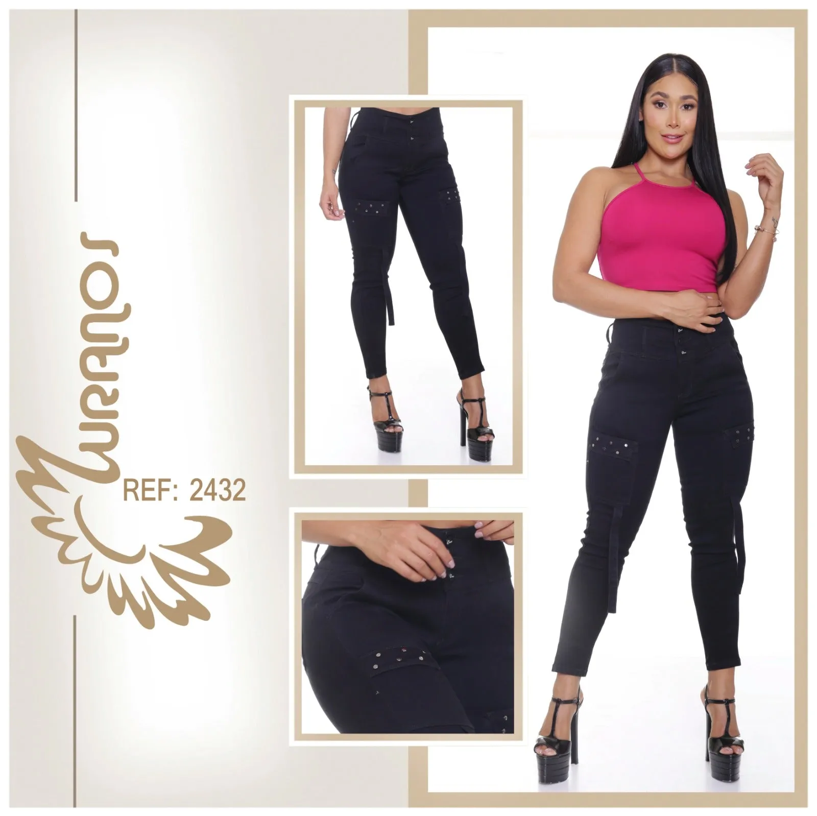 Muranos 2432 100% Authentic Colombian Push Up Jeans