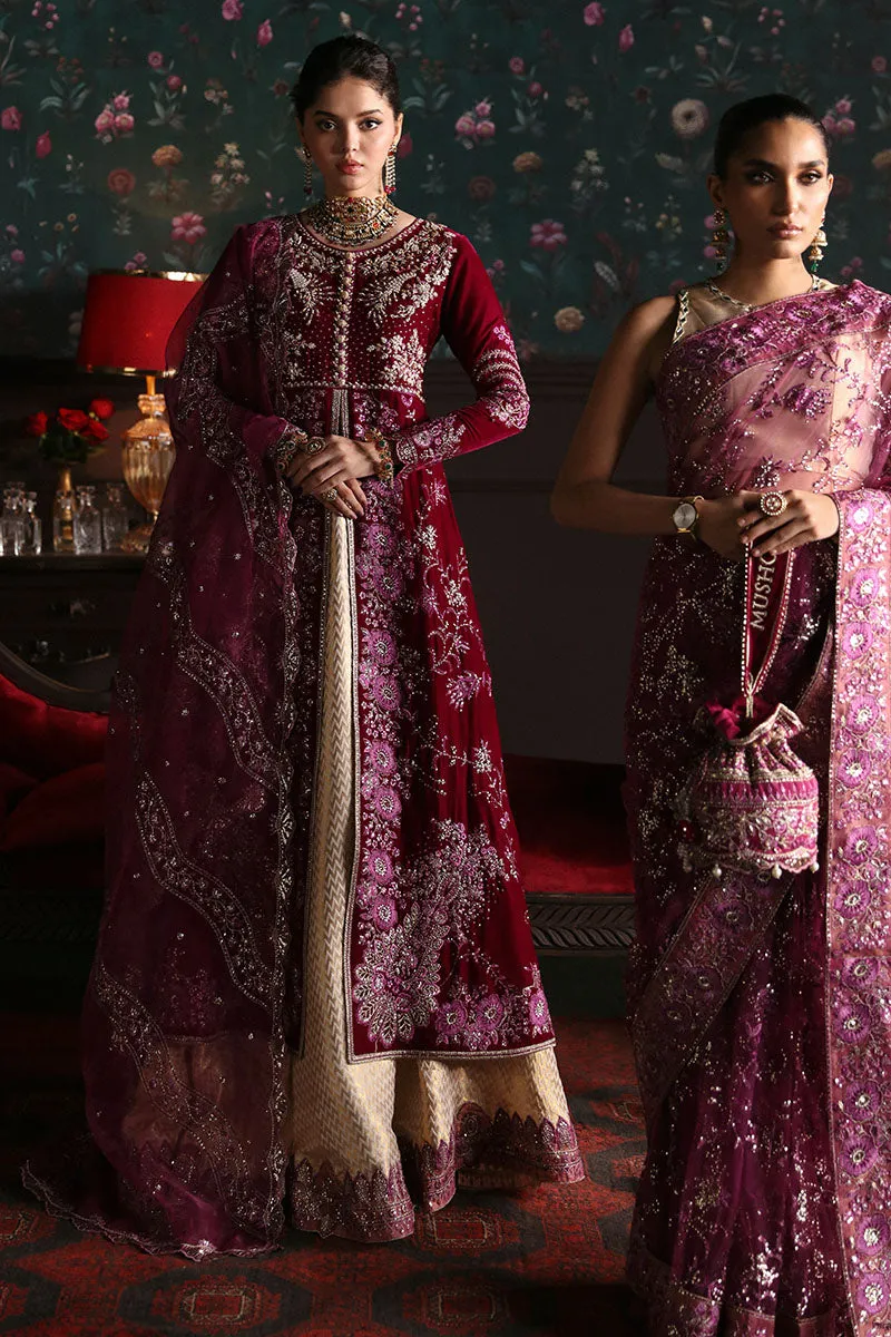 MUSHQ | NILOUFER UNSTITCHED VELVET EDIT | ROXANA