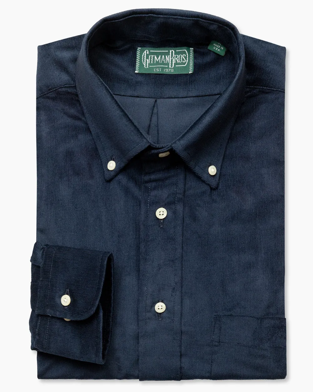 Navy Italian Corduroy
