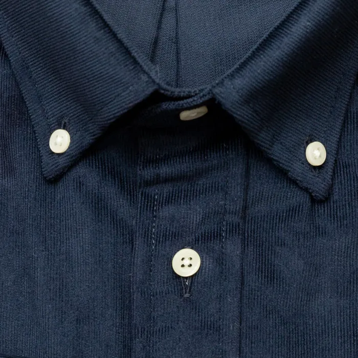 Navy Italian Corduroy