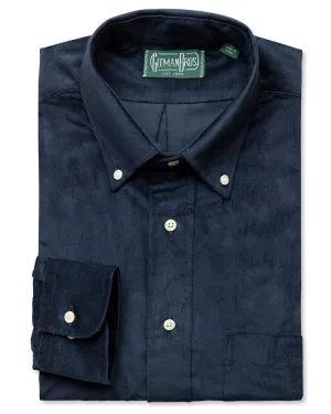 Navy Italian Corduroy