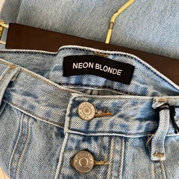 𝅺NEON blonde jeans