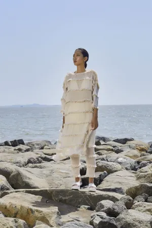 New Season Summer/Fall 24-Pants Tassle SE Cotton Offwhite-MT Tassle SE Pants-L1 ML Oatmeal-Fashion Edit Mati