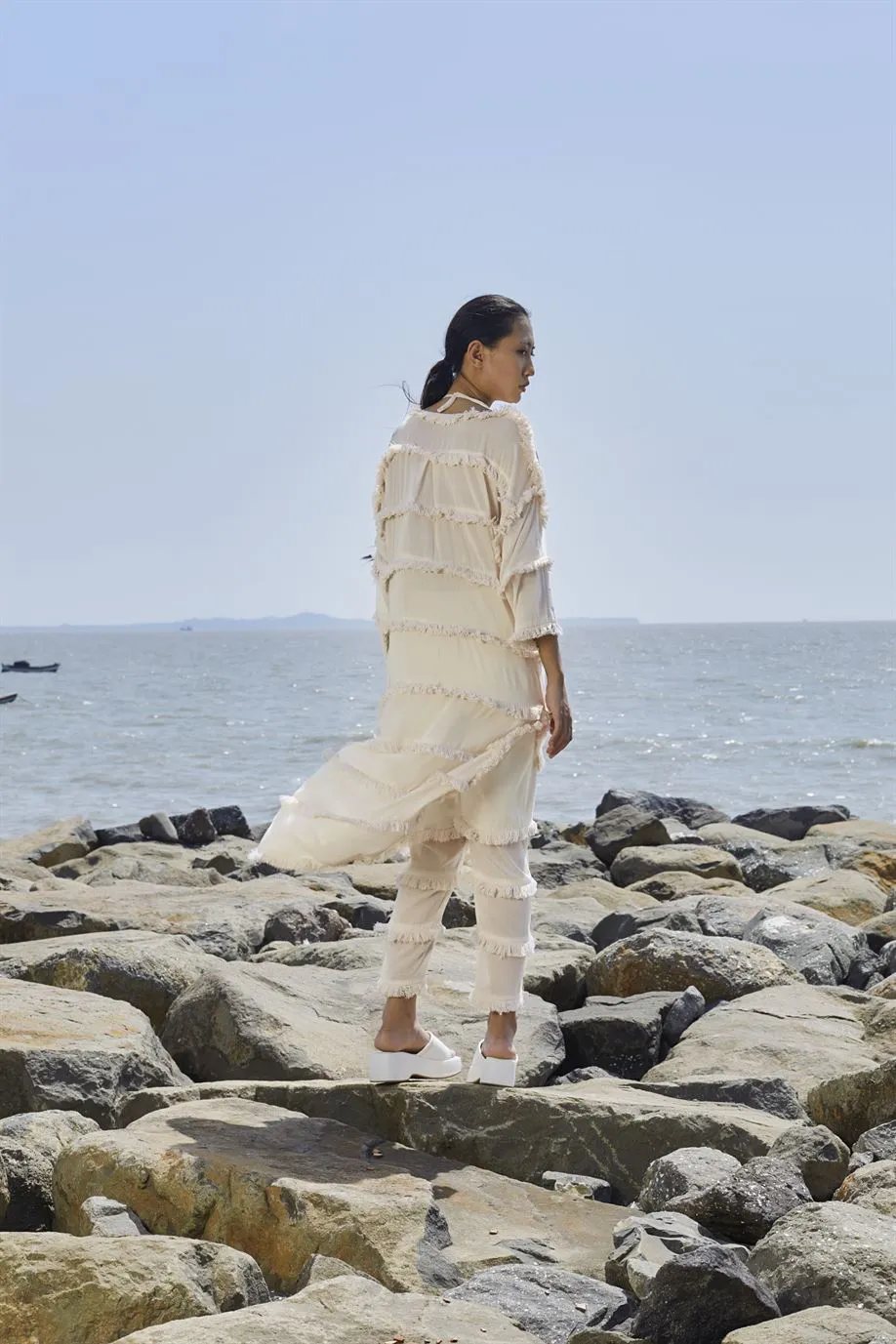 New Season Summer/Fall 24-Pants Tassle SE Cotton Offwhite-MT Tassle SE Pants-L1 ML Oatmeal-Fashion Edit Mati