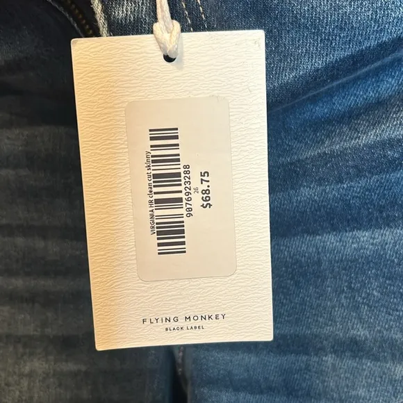 New with tags flying monkey black label jeans
