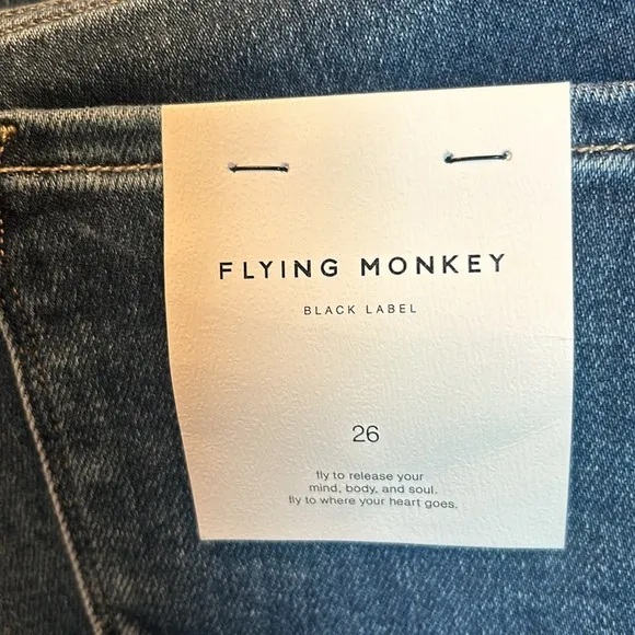 New with tags flying monkey black label jeans
