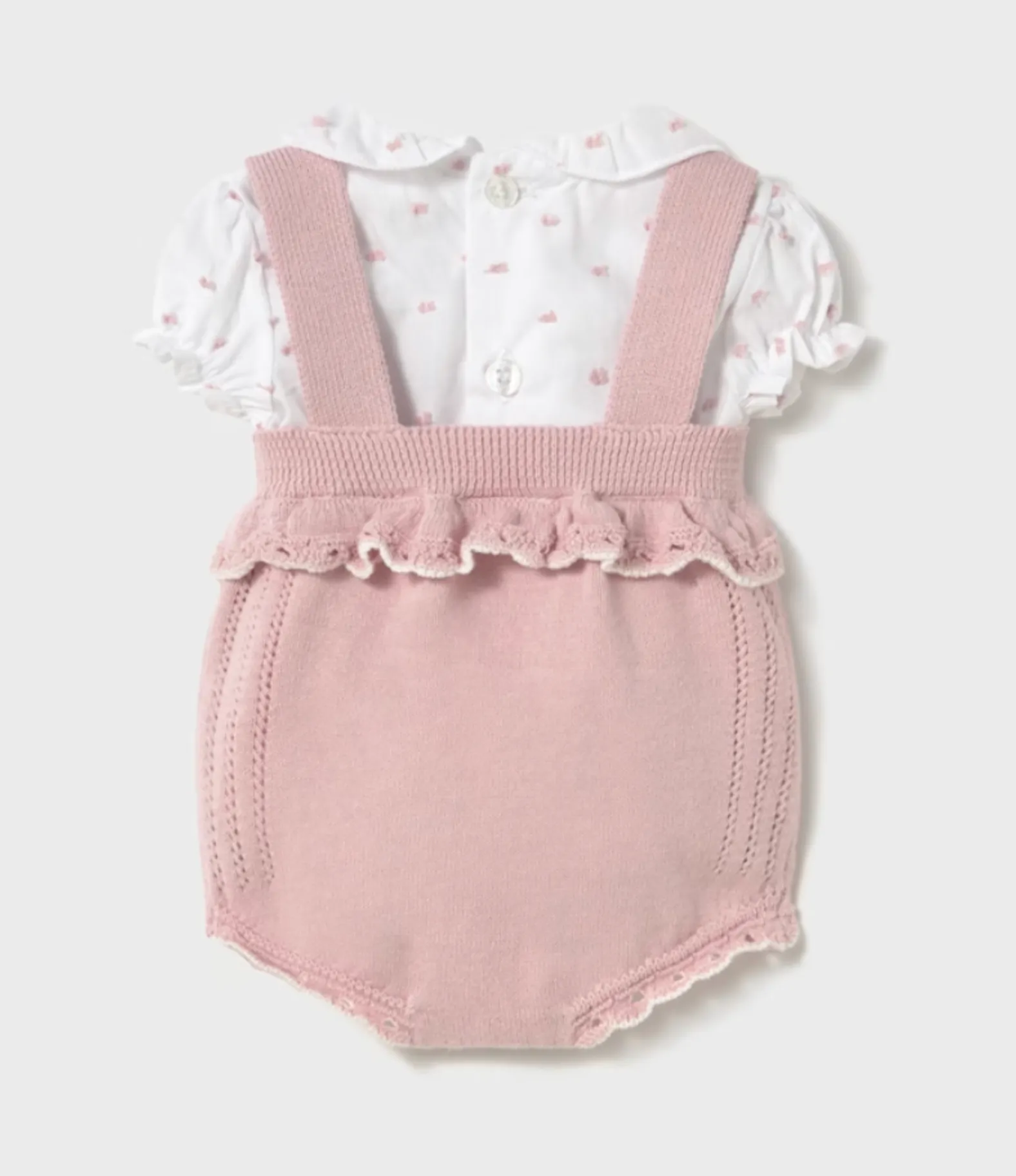 Newborn Knit Dungaree Set