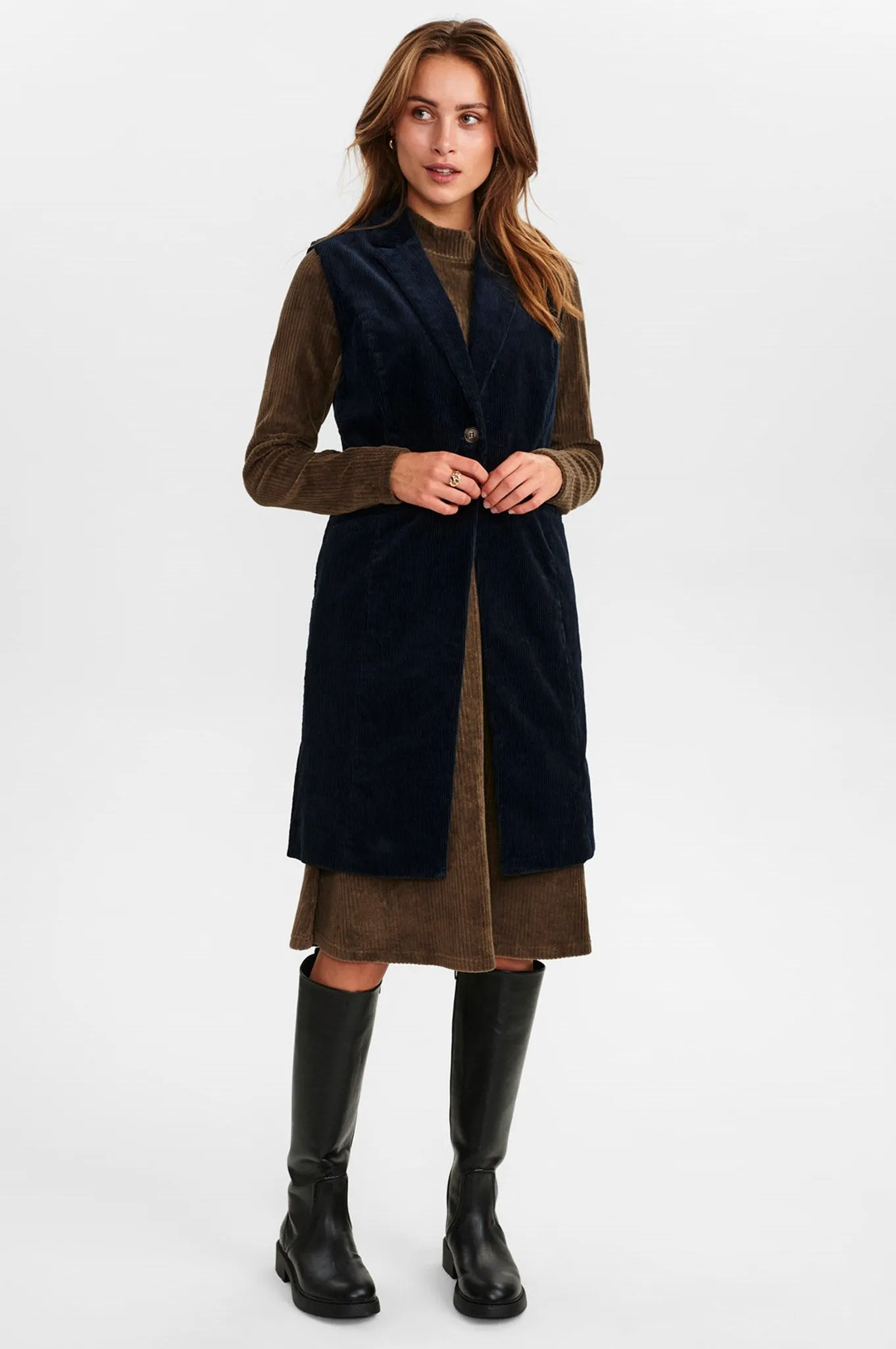 NICHENOA WAISTCOAT - Dark Sapphire