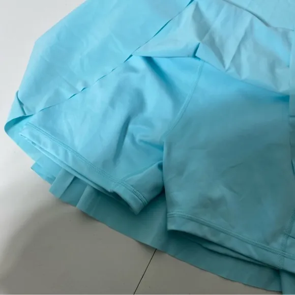 Nike Club Mini Skirt Pastel Bright Turquoise Teal Blue Skort Inner Short Medium