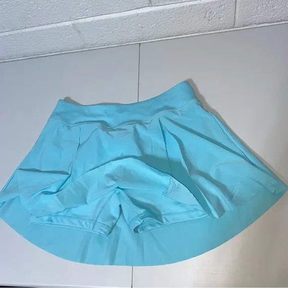 Nike Club Mini Skirt Pastel Bright Turquoise Teal Blue Skort Inner Short Medium
