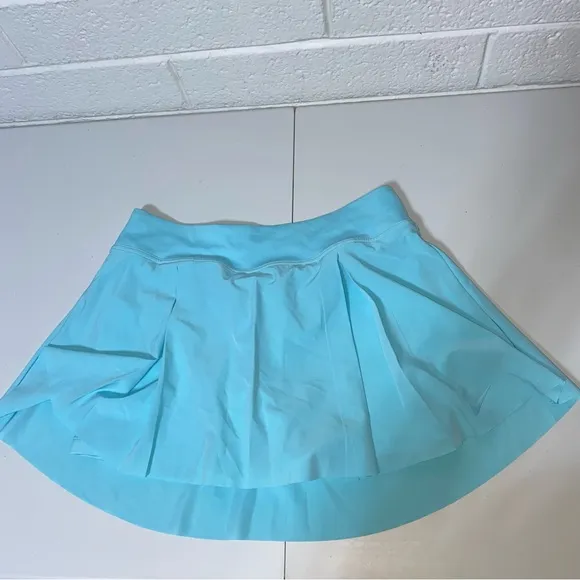 Nike Club Mini Skirt Pastel Bright Turquoise Teal Blue Skort Inner Short Medium