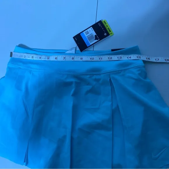 Nike Club Mini Skirt Pastel Bright Turquoise Teal Blue Skort Inner Short Medium