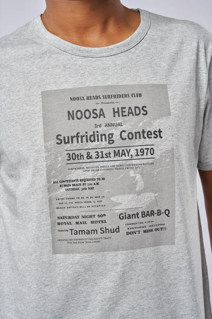 Noosa Contest Tee Charcoal